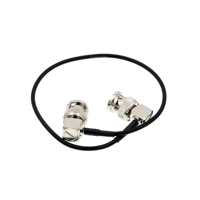 Uonecn Flexible HD SDI Cable RG179 Right Angle BNC Male to Right Angle BNC Male 75ohm for Blackmagic HyperDeck Shuttle and BMCC BMPC Hyperdeck Cameras 30cm - Image 5